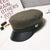 Newsboy Cap Style Vegan Leather Winter Beret Hats with Braided Decoration