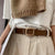 No Holes Retro Square Buckle Belts