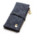 Nubuck Faux Leather Two Fold Zipper Wallet