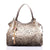 Ombre Hollow-out Floral Hand Bag With Key Chain