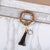 On-Trend Bohemian Tassel Beads Wristlet Charms Keychains