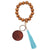 On-Trend Bohemian Tassel Beads Wristlet Charms Keychains