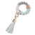 On-Trend Bohemian Tassel Beads Wristlet Charms Keychains