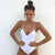 One Piece High Cut Tie Up Backless Swimsuit