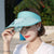 Outdoor Travel Summer Sun Visor Hats with Rechargeable Cooling Fan