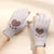 Outdoor Wind-proof Cat Paw Pattern Winter Touch Screen Gloves