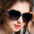 Oversized Square Shape Vintage Polarized Sunglasses