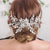 Pearls and Rhinestones Adorned Hair Comb For Bridal Headpiece