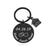 Personalized Date Stainless Steel Keychains with Mini Home Keys Pendant