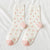 Pink Series Fruits and Flowers Pattern Fashion Socks