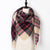 Plaid Classic Style Triangle Winter Scarf