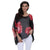 Plus Size Floral Summer Beach Top Batwing Sleeve Blouses