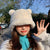 Plush Printed Fluffy Bear Ear Bucket Hats