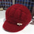 Plush Solid Colored Windproof Knitted Winter Hats with Chic Heart Charm