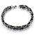 Polished Stainless Steel Beveled Thick Box Chain Bracelets