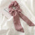 Polka Dot and Floral Print Elastic Bow Hair Tie Scrunchies