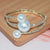 Precious Multi-layer Rhinestone Pearl Bangle Bracelets