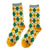 Preppy Style Flower Pattern Long Winter Socks