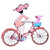 Pretty Girl Riding Bicycle with Dog Enamel Brooch Pins