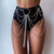 Punk Fashion Layered Body Harness With Alluring Belt Chains