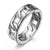Punk Style Stainless Steel Chunky Chain Rings