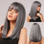 Realistic Short and Straight Ombre Blonde Hair Wigs with Bangs