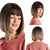 Realistic Short and Straight Ombre Blonde Hair Wigs with Bangs
