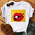 Red Lip Print Short Sleeve T-Shirt