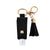 Refillable Hand Sanitizer Bottle in Chic Keychain Holder with Tassels