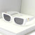 Retro Allure Small Square Frame Sunglasses