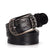 Retro Carved Floral Butterfly Genuine Leather Belts