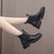 Retro Fashion Vegan Leather Chelsea Ankle Boots