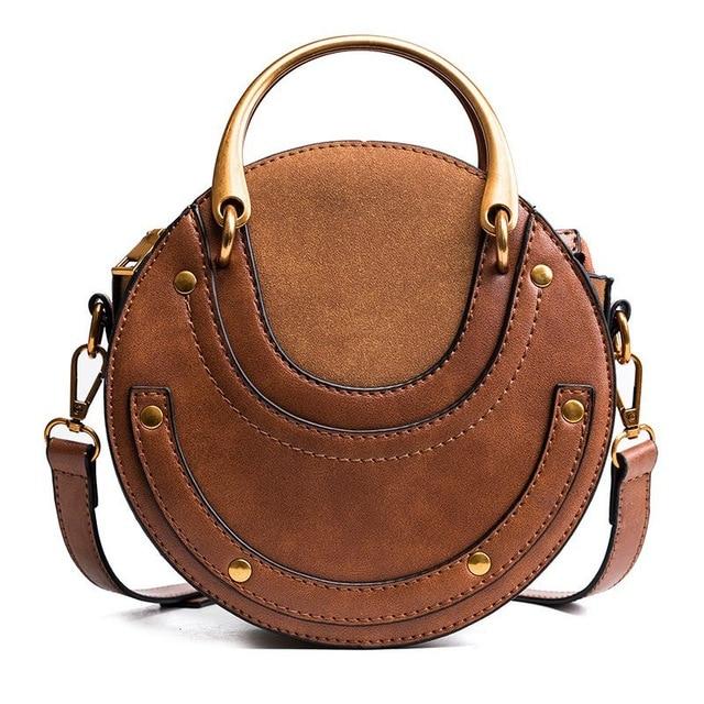 Retro Vintage Style Round Classic Shoulder Bag – Boots N Bags Heaven