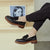 Retro-chic Tassel Slip-on Vegan Leather Loafer Shoes