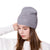 Rhinestone Accented Soft Diamond Winter Slouchy Beanie Hats