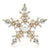 Rhinestone Bejeweled Star-shaped Fashion Brooch Pins