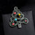 Rhinestone Embellished Holiday Galore Christmas Brooch Pins