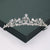 Rhinestone and Pearl Bejeweled Wedding Head Ornaments Tiara Collection