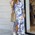 Fashion Chained Long Sleeve Casual Summer Maxi Dresses