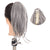 Soft and Natural Short Wavy Claw Ponytail Clip-In Hair Wig Extensions