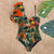 Gorgeous Floral Print Ruffled One Shoulder Swimsuit
