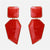 Scarlet Red Fashion Drop Earrings