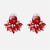 Scarlet Red Fashion Drop Earrings