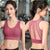 Seamless Breathable Hollow Out Padded Backless Sports Fitness Bra