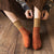 Set of 5 Thick and Warm Retro Two-tone Winter Socks