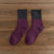 Set of 5 Thick and Warm Retro Two-tone Winter Socks