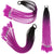 Set of Colorful Long Straight Braided Hair Wigs Ponytail Hair Bands