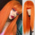 Set of Multi-color Long, Straight, and Short Hair Wigs with Bangs