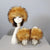 Set of Thick and Fluffy Faux Fur Headband and Elastic Cuffs Winter Warmer