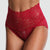 Sheer Floral Lace High Waist Panty